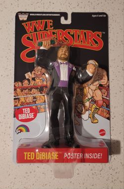 2026 WWE LJN Superstars TED DIBIASE Chase Black Card WWF Mattel FAST SHIP