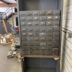 Metal cabinet With Storage Drawers