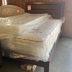Brand new mattress and bed $650