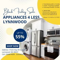 Appliances 4 less Lynnwood 