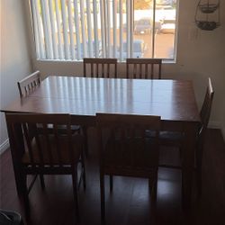Table With 6 Chairs
