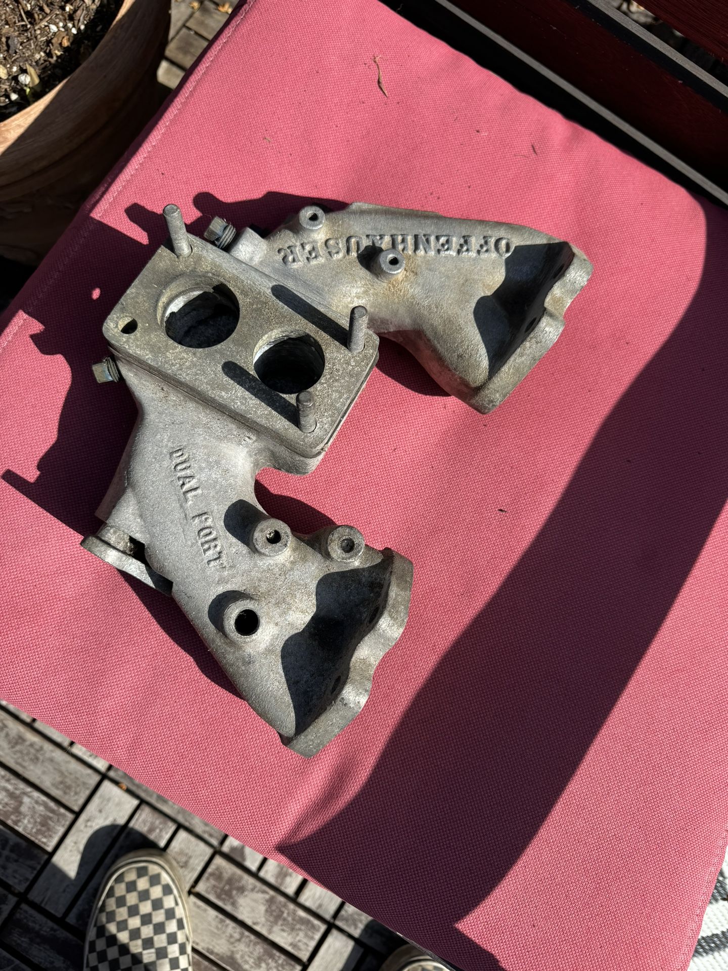 Datsun L Series Dual Port Manifold Rare !!