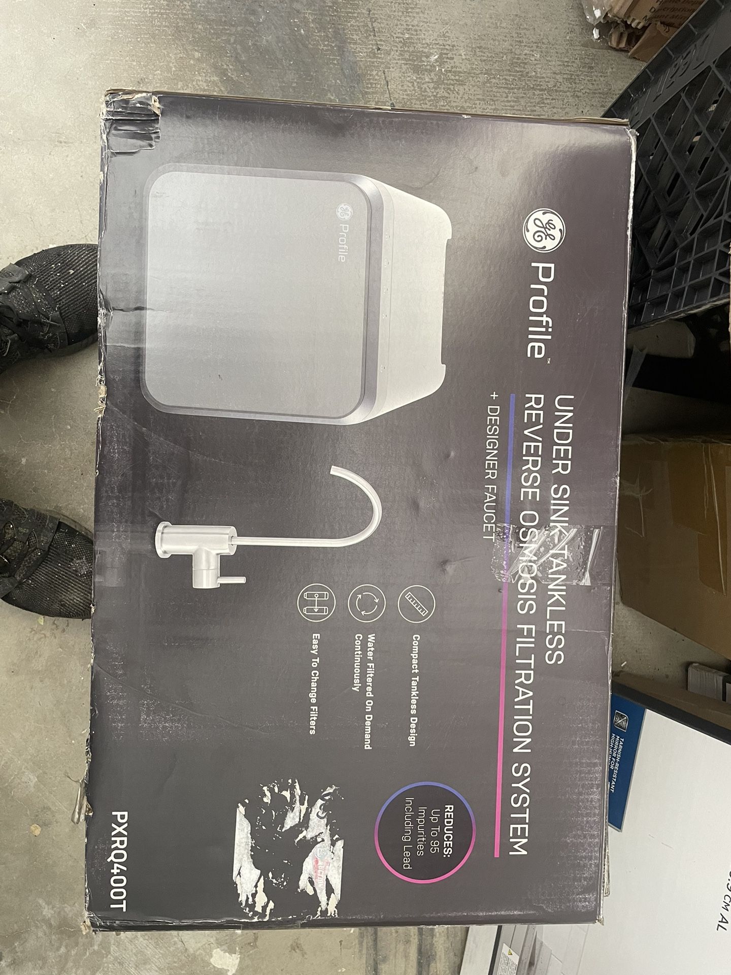 GE Under Sink Tankless Water Filter