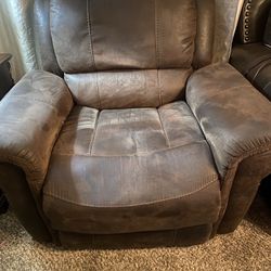 Faux Leather Chair 