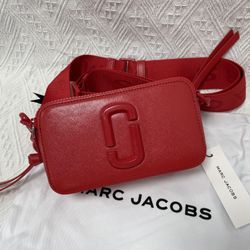 Marc Jacobs Snapshot Crossbody Bag Sandcastle Geranium