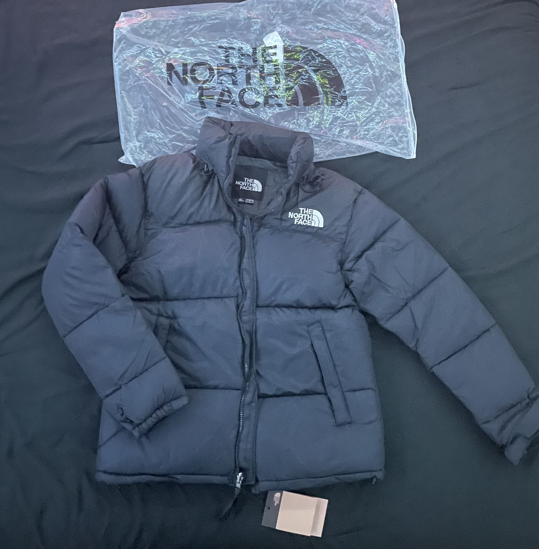 north face puffer jacket 700 with hood medium