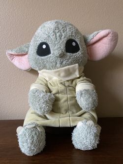 ⭐️ Like-New Disney Star Wars Grogu Baby Yoda Emotional Support Weighted Plush Stuffed Animal Toy 