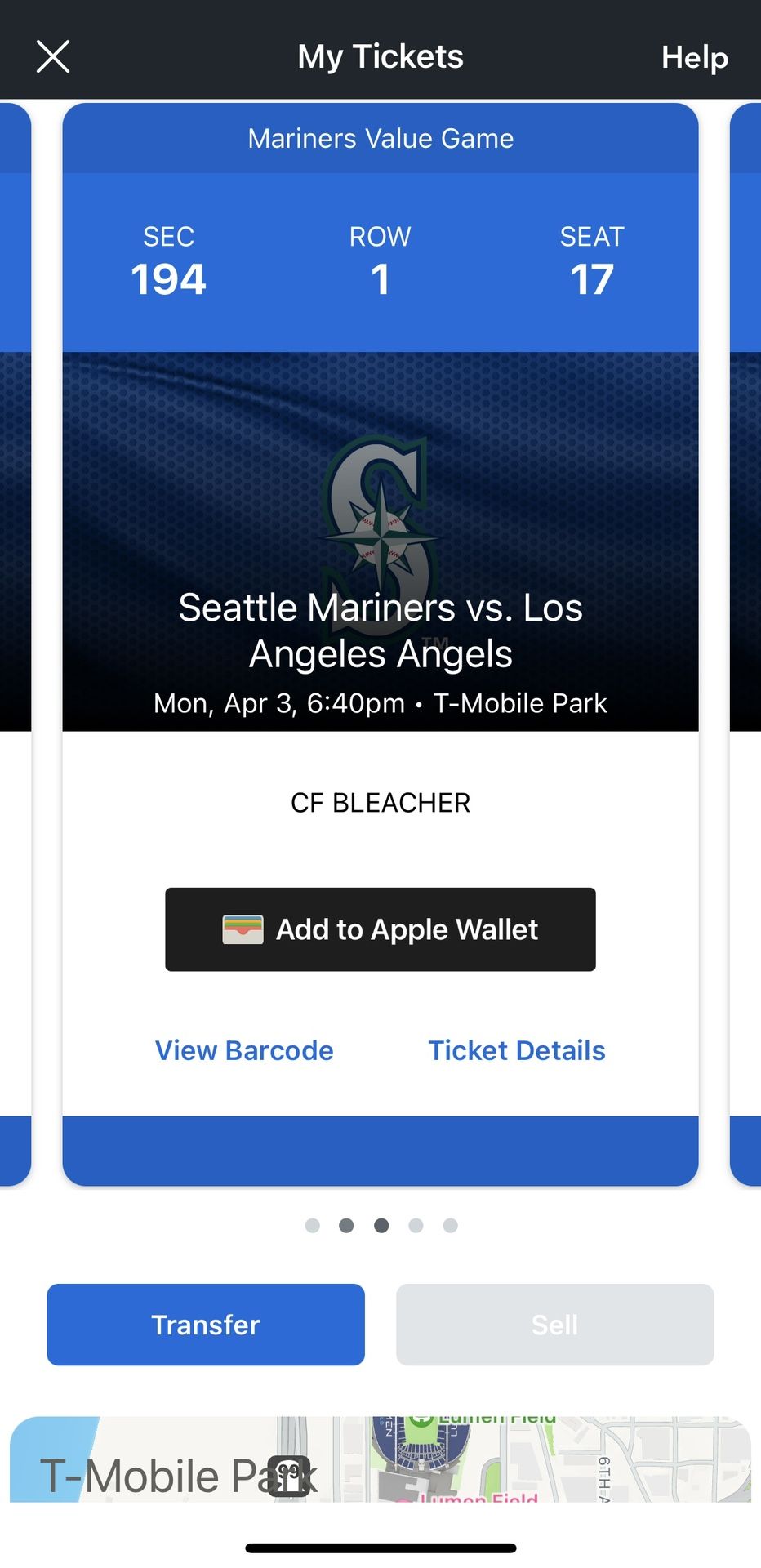 Need To Sell Mariners Tickets 4/3/23