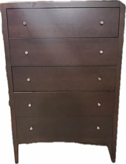 Brown wooden dresser