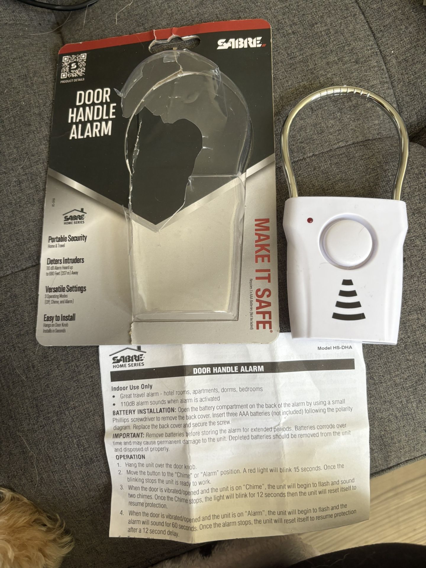 Sabre Door Handle Alarm