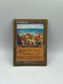 MTG Worlds 2001 Jan Tomcani Rishadan Port Land Card