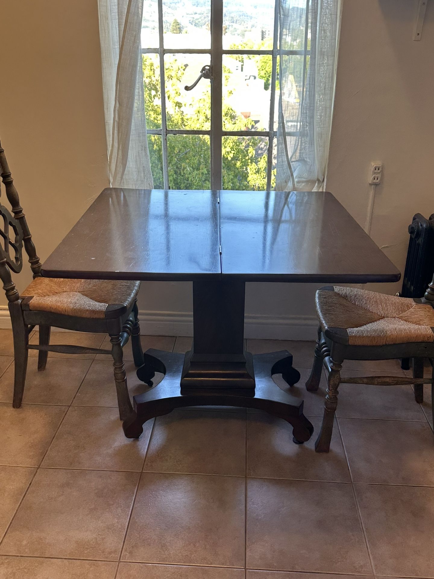 Expandable Table With Storage & 2 Chairs