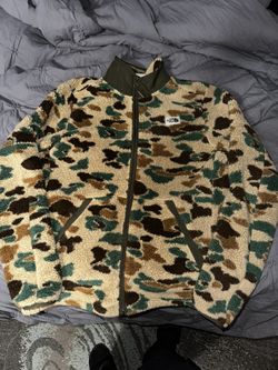 Medium North Face Camo Fleece