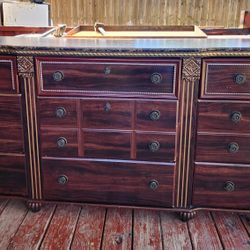 Tocador De Madera Solida 