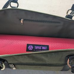 Tapas Hugger Mugger Yoga Mat + Suede Carrying Case w/Pockets