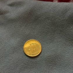1/10 Oz .9999 Gold 24k Maple 1999