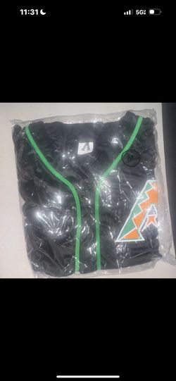 Arizona Diamondbacks Black Green Jersey MLB Baseball Medium M