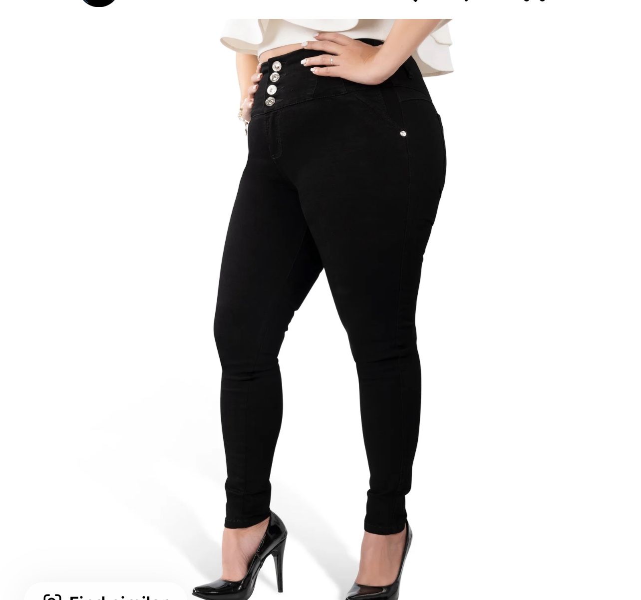 Curve-enhancing Jeans 100% Colombian 