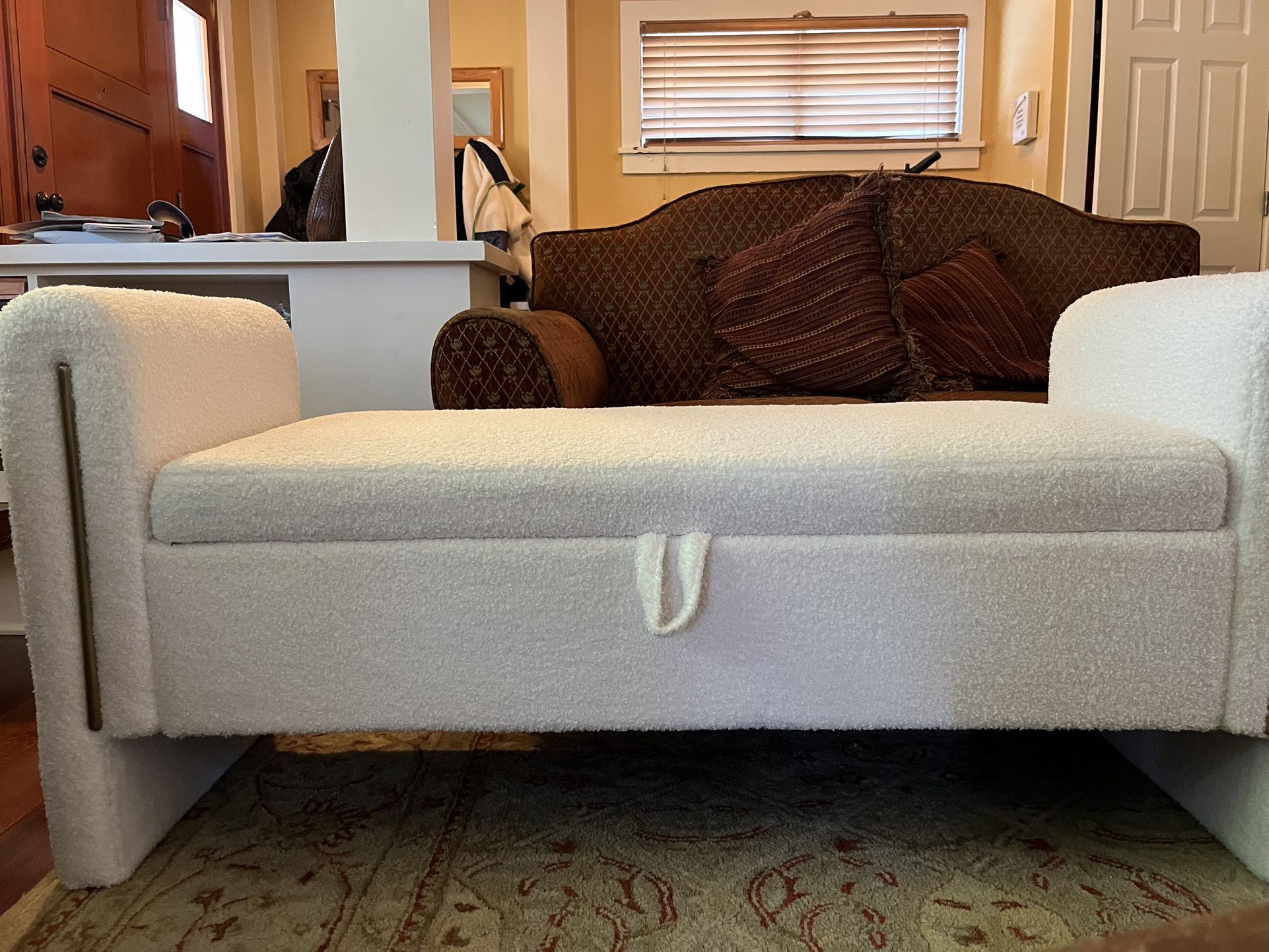 Storage Ottoman Beige