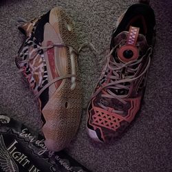 Anti shock wave 5 leopard Kyrie hoop shoes