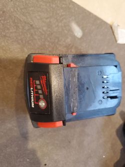 Brand new Milwaukee battery m18 5.0 battery got 3 left deal deal