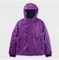 Kids Insulated Hooded Ski Jacket