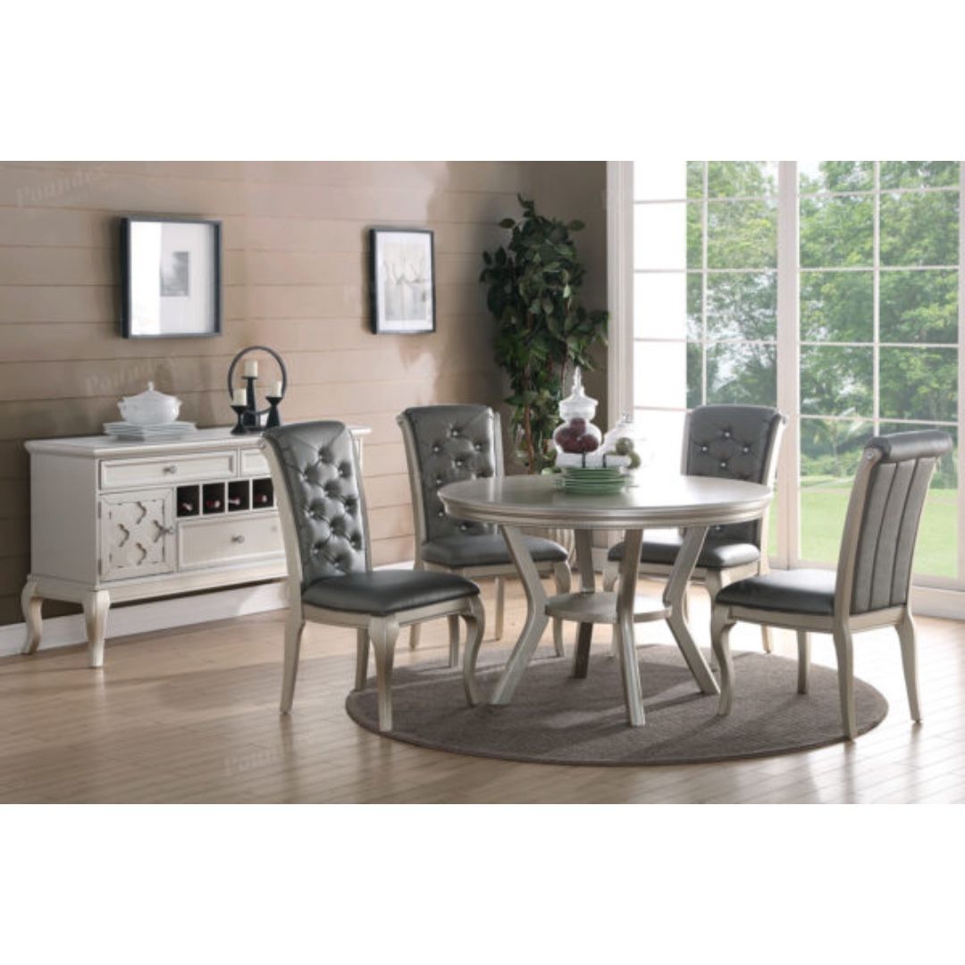 Silver Dining Table Set 
