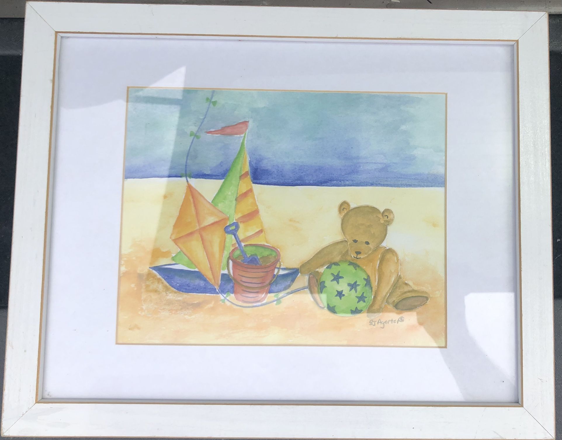 Nice Kids Room Signature Beach Art 15.5x12.5 GC