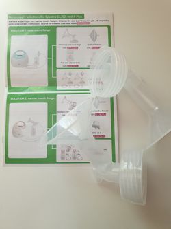 Nenesupply 21mm 2pc Flanges for Spectra S2 9 Plus Breastpumps