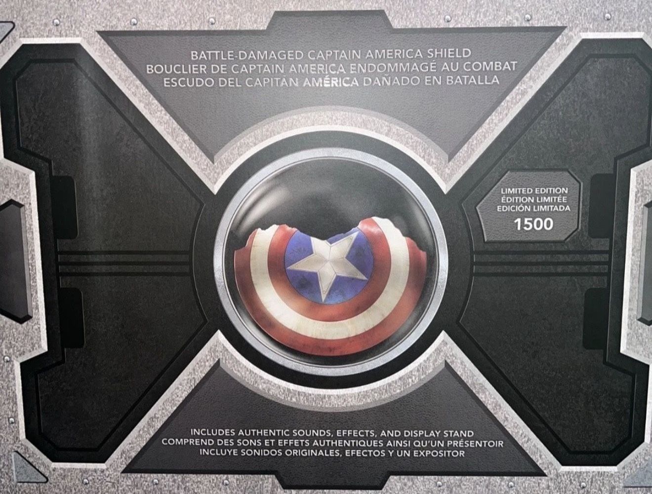 Captain America Battle Damaged Shield