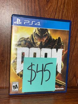 PlayStation Video Game PS4 PS5 For Sale doom