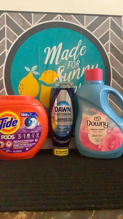 Tide Pods, Dawn Platinum & Downy Bundle price is firm