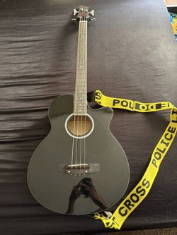 Electric/Acoustic 4 String Bass Guitar 