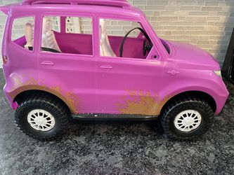 barbie coche electrico (mattel -hjv36)