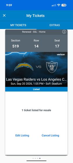 Los Angeles Chargers VS Las Vegas Raiders