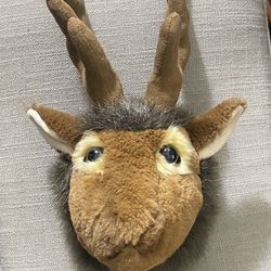 Stuffed Animal Head Wall Hanging 