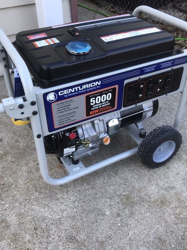 Centurion 5000 Watt Generator For Sale