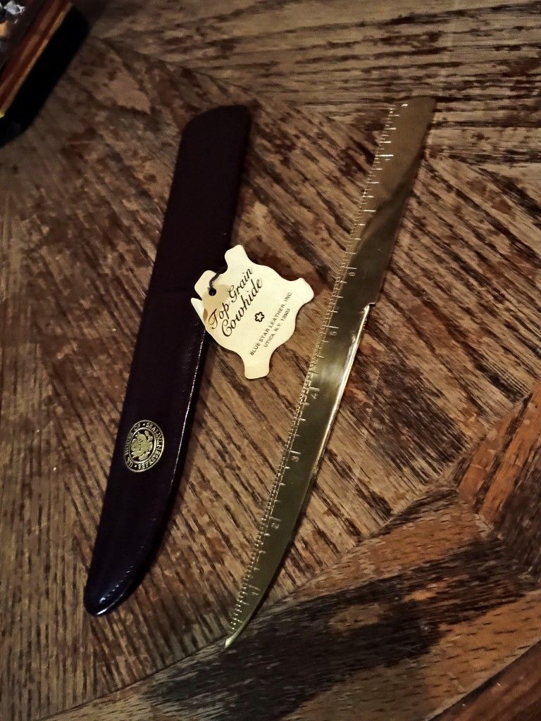 U.S. House Of Representatives Letter Opener In Full Grain Leather Case 