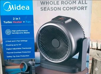 Midea 2-in-1 Turbo Heater and Fan