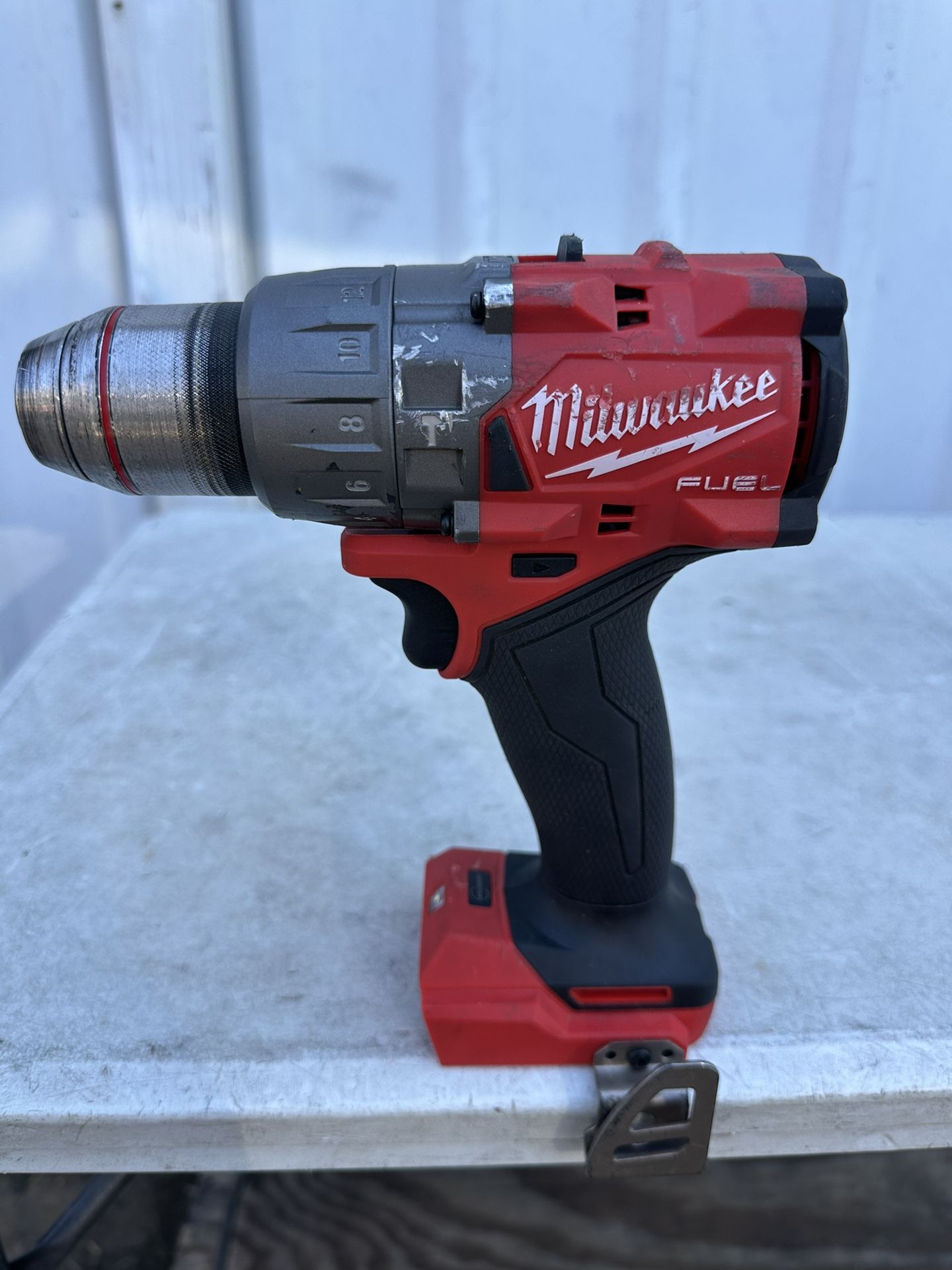 Milwaukee TOOL ONLY  M18 FUEL 18V Lithium-Brushless Cordless 1/2 in. Hammer Drill/Driver USED $100