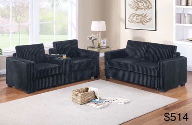 Sofa and loveseat set