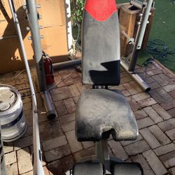 Bow Flex Bench And Weight Stand 