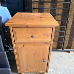 Brown Wooden Nightstand