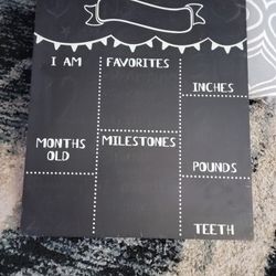 Milestone Photo Chalk Board