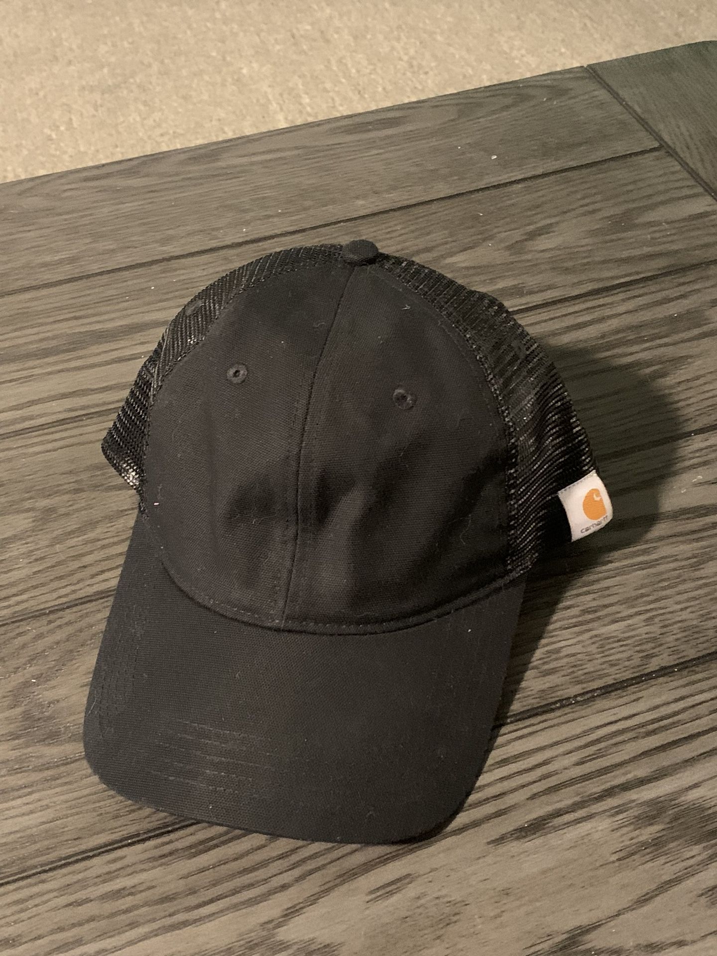 Carhartt Hat Men's Adjustable Black Mesh Trucker Cap Snapback Workwear for Sale in Abington, MA