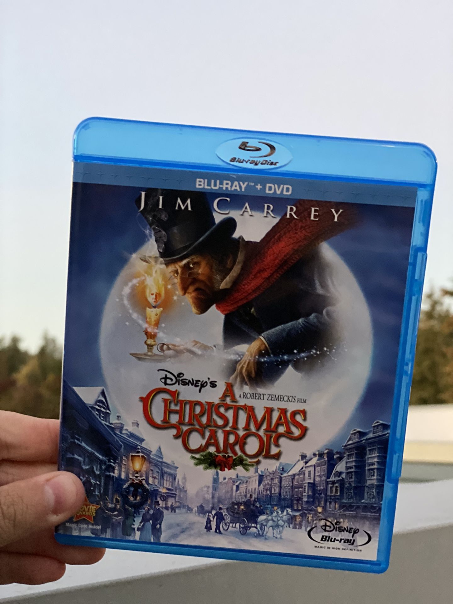 A CHRISTMAS CAROL (BluRay+DVD, Like New)