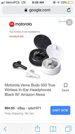 Motorola wireless verve 500 headphones