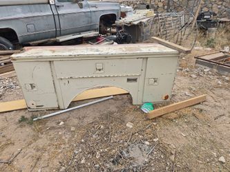 Make an offer. Flat bed side tool box