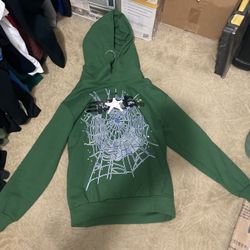 Spider Hoodie ‘Hunter green’