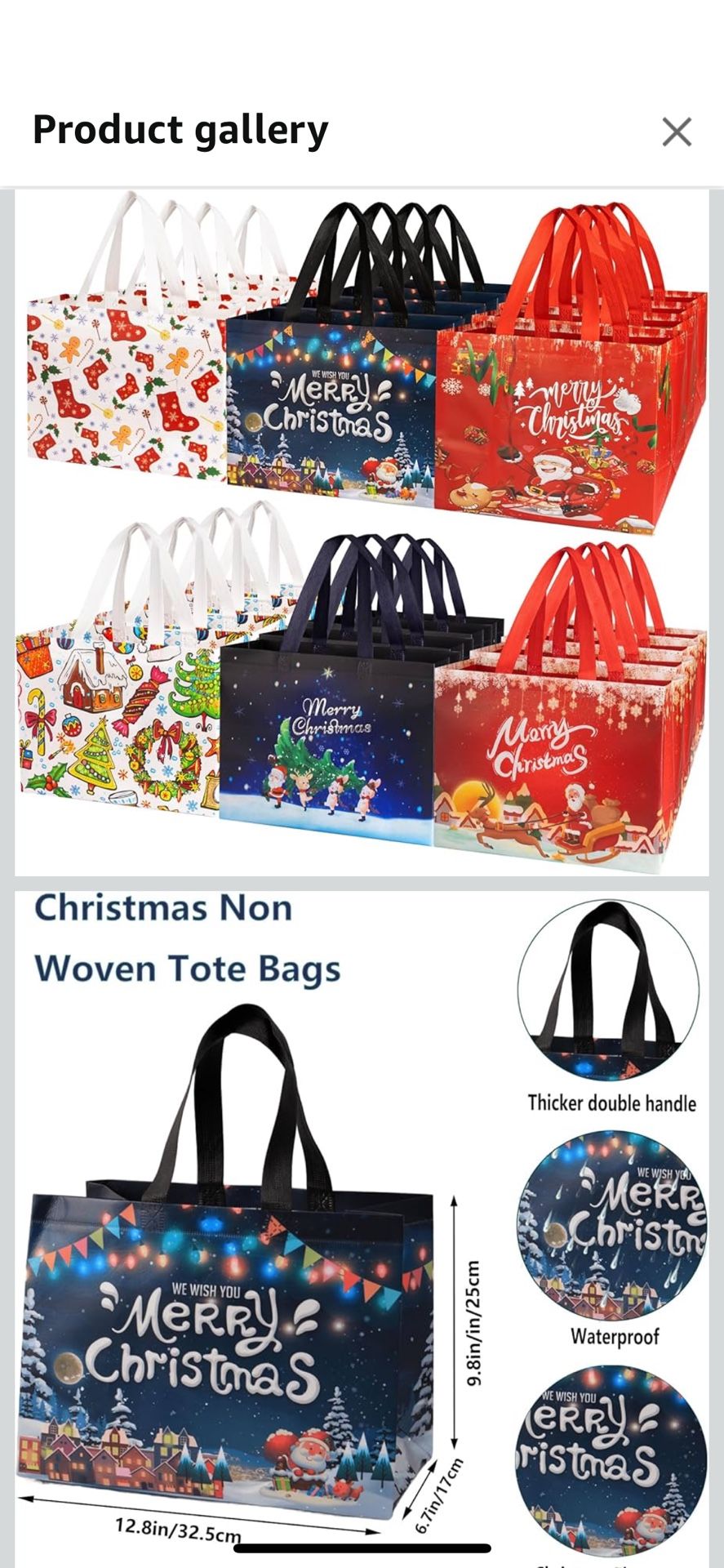 Christmas Bags. 10 Dollars